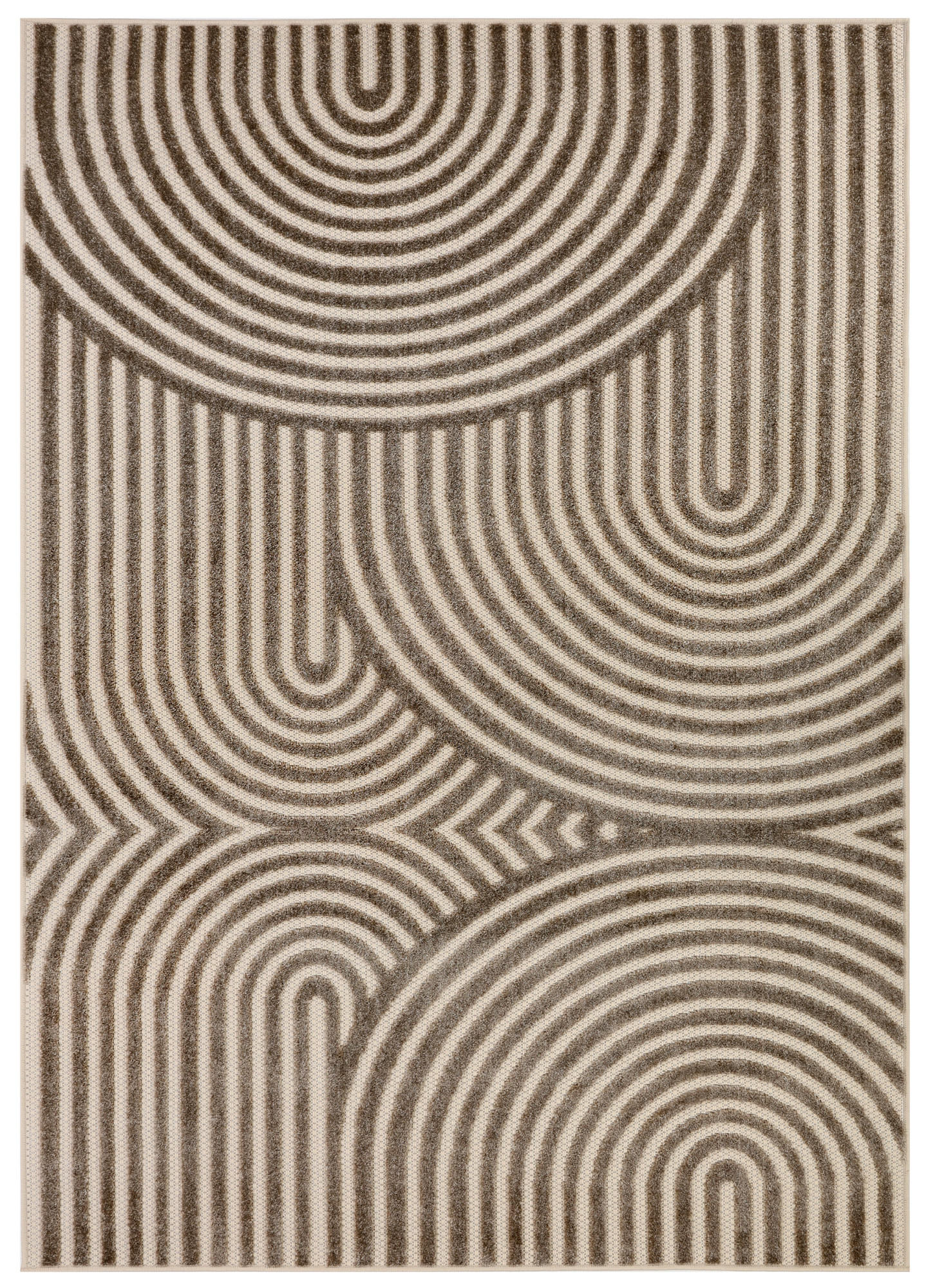 TEPPICH PATIO CREME 90/150 cm - Creme, Textil (90/150cm) - Tapiso