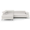 ECKSCHLAFSOFA Mellow mit Bettkasten, Beige, links - Beige/Schwarz, Textil (270/205cm) - Beautysofa