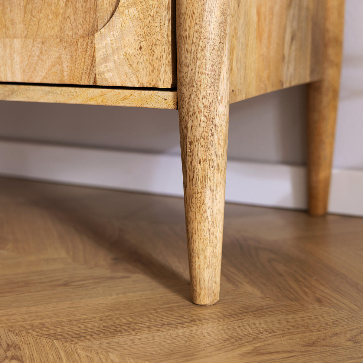 MASSIVES SIDEBOARD mit 4 Türen - Mango - Braun, Mangoholz/Holz (160/90/40cm) - home24