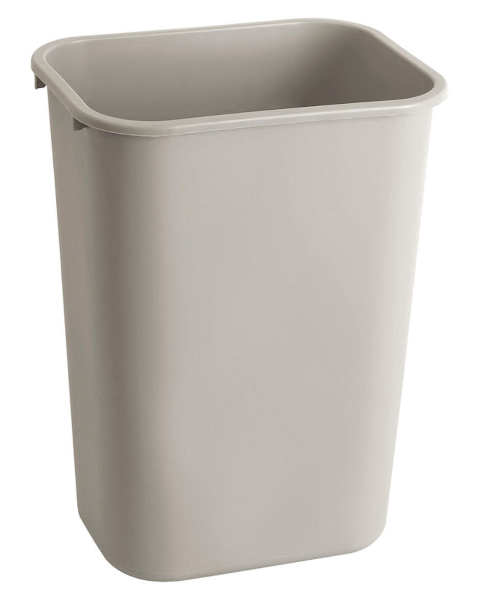 MÜLLEIMER Rechteckiger 39 Liter 50,5x27,9x38,7 cm Polyethylen Grau - Grau, Metall (27.9/50.5/38.7cm) - PROREGAL