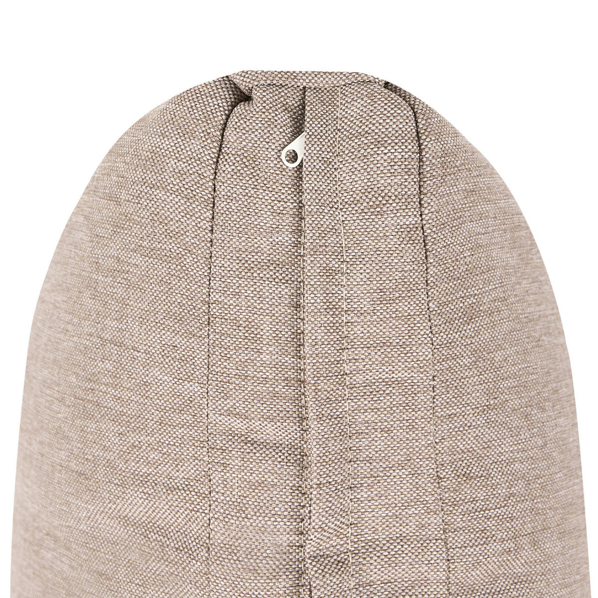 GARTENSOFA 3-Sitzer rechtsseitig Beige Parori - Beige, Textil (210/95/104cm) - Beliani