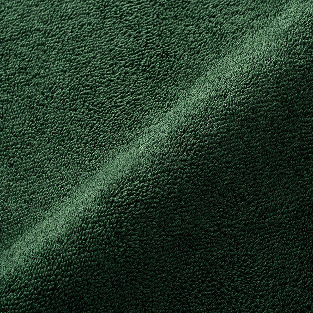 BADETUCH 4-teilig, 2x Badetuch 70/140 + 2x Handtuch 50/100 cm, Dunkelgrün - Dunkelgrün, Textil (70/140cm) - Blumtal