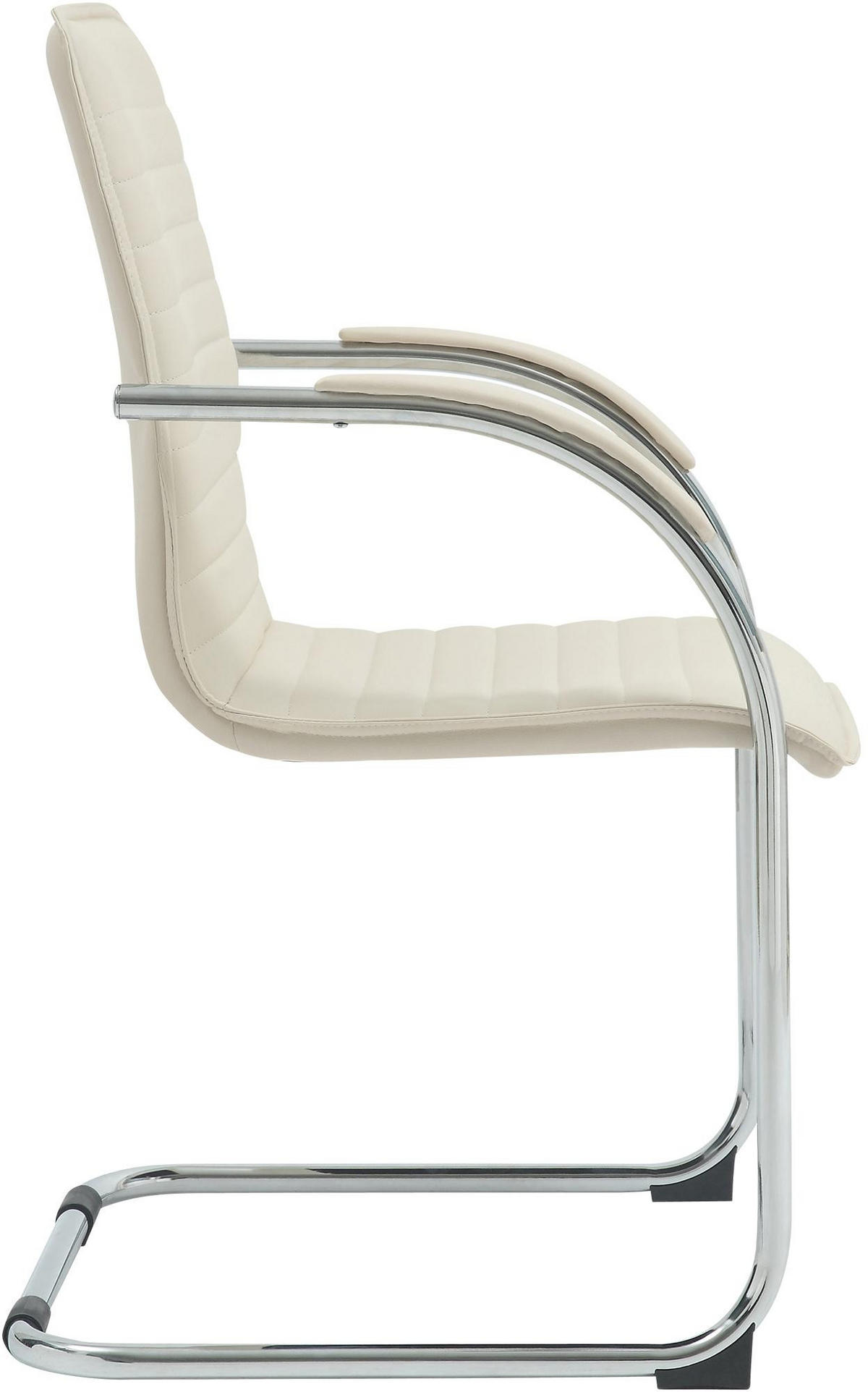 SCHWINGSTUHL 2er Set Lederlook Creme - Creme, Textil/Metall (56/95/60cm) - CLP