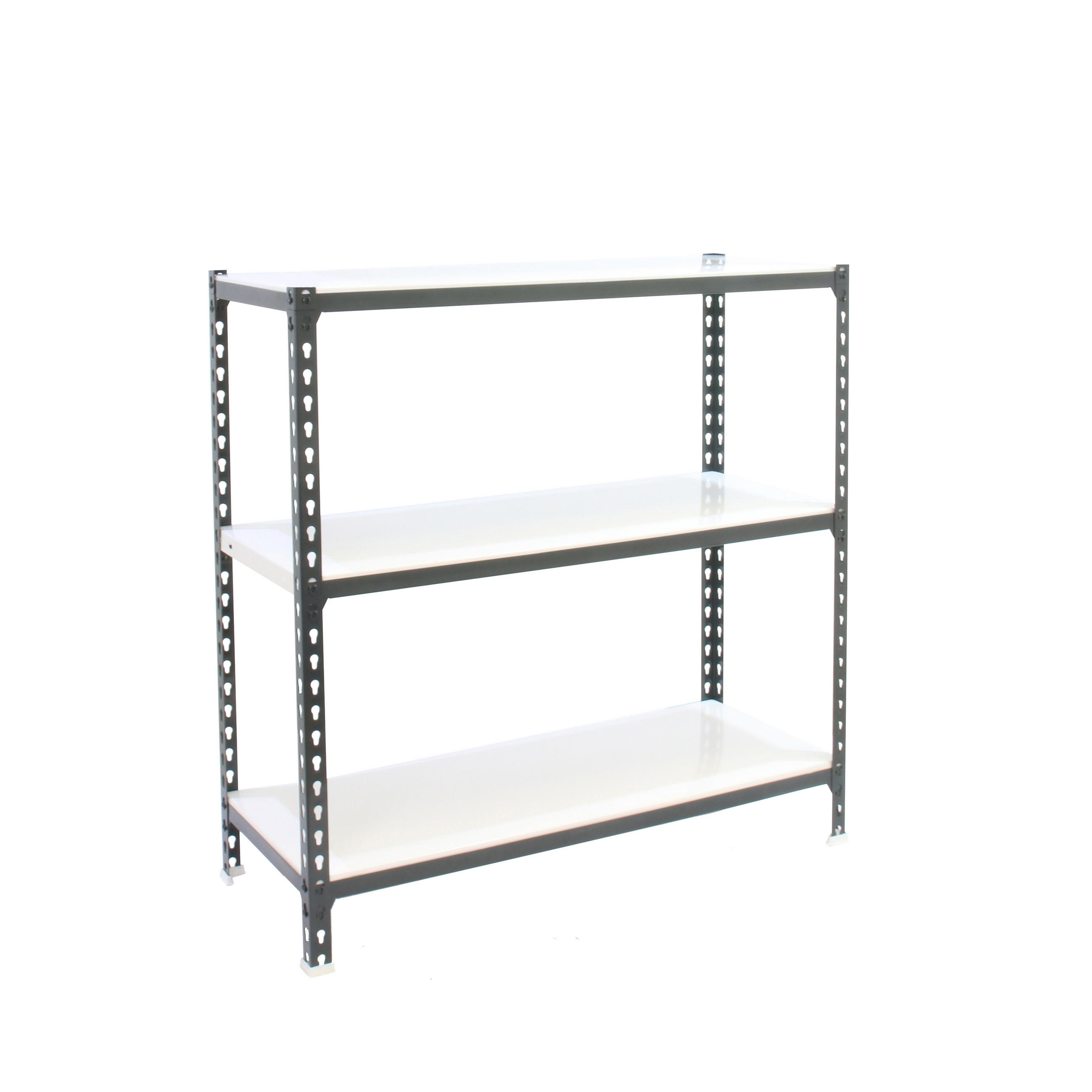 SCHWERLASTREGAL Baby Metal Shark HxBxT 90 x 90 x 50 cm Fachlast 180 kg Anthrazit-Weiß - Anthrazit, Metall (90/90/50cm) - PROREGAL