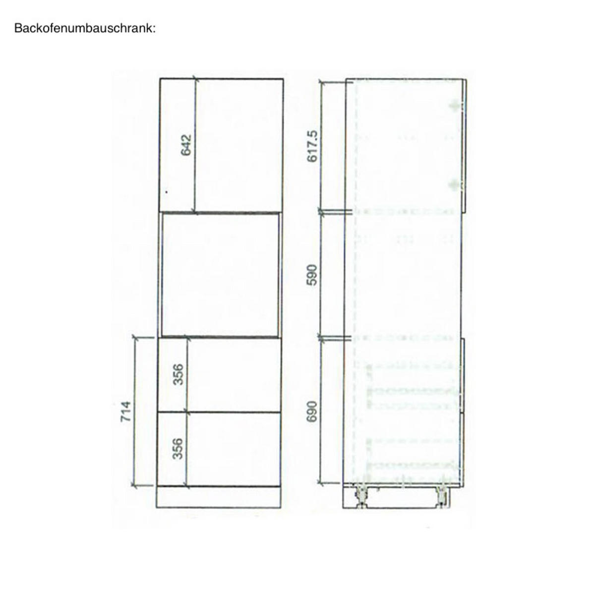 KÜCHENLEERBLOCK Livorno weiß / perlweiß matt 15-teilig - Weiß, Holzwerkstoff/Kunststoff (360/243/60cm) - Feldmann-Wohnen