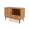 KOMMODE LEON Wildeiche - Wildeiche, Holz (97/65/45cm) - byoak