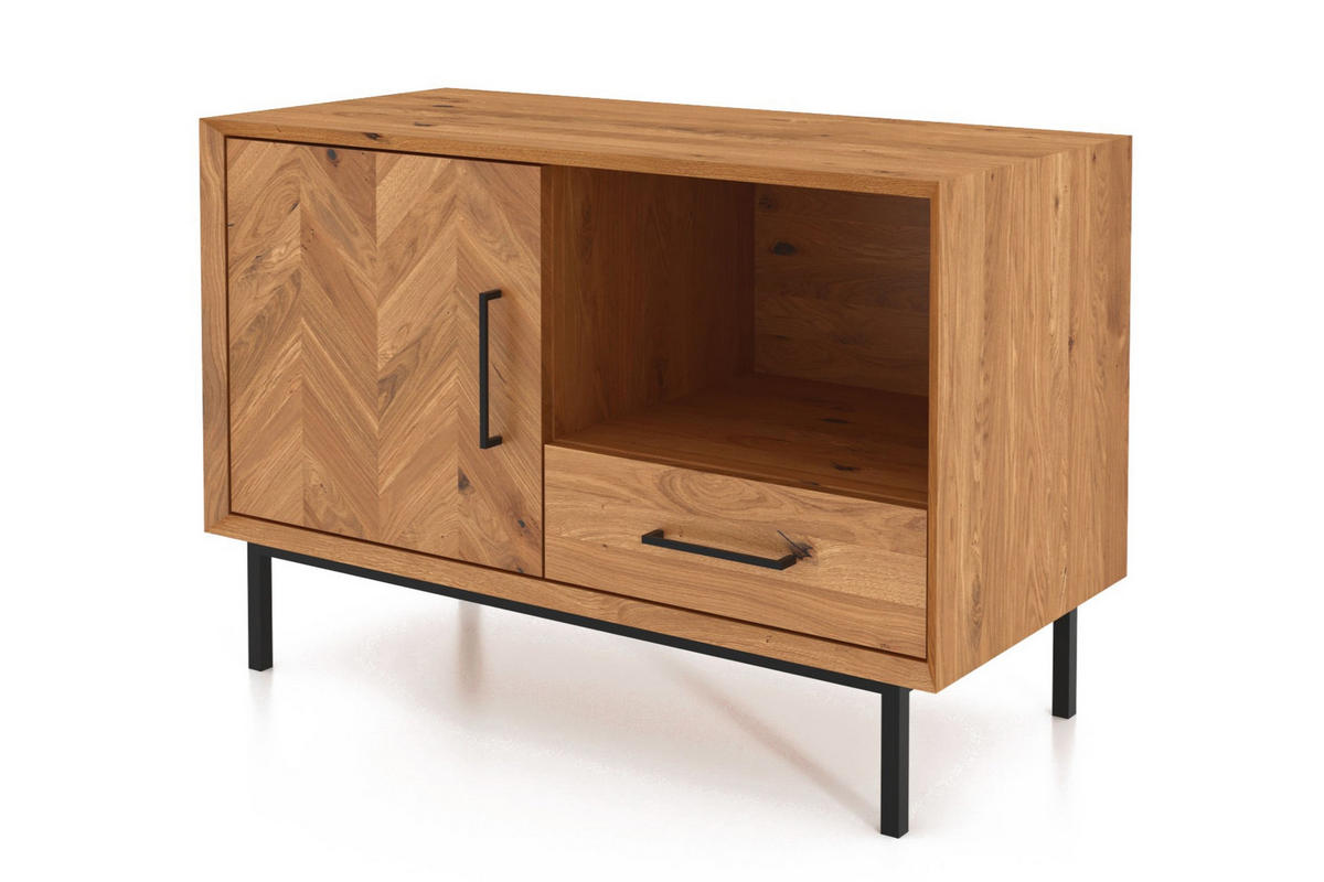 KOMMODE LEON Wildeiche - Wildeiche, Holz (97/65/45cm) - byoak