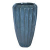 TOPF Olver Blau 56/56/105cm - Blau, Keramik (105cm) - PTMD Collection