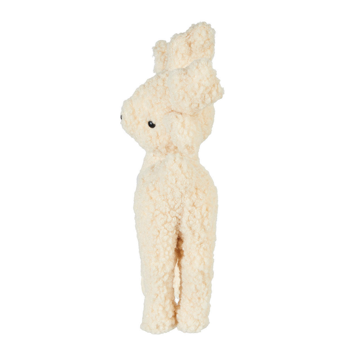 DEKOFIGUR Little Deer aus Plüsch 30cm - Beige, Kunststoff (11/32/18cm) - Butlers
