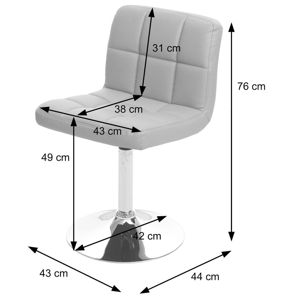 ESSZIMMERSTUHL Weiß - Weiß, Textil (45/78/48cm) - MCW