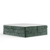 BOXSPRINGBETT Juniper Grün 200/200 cm - Schwarz/Grün, Holz/Holzwerkstoff (200/200cm) - Maison de Reve