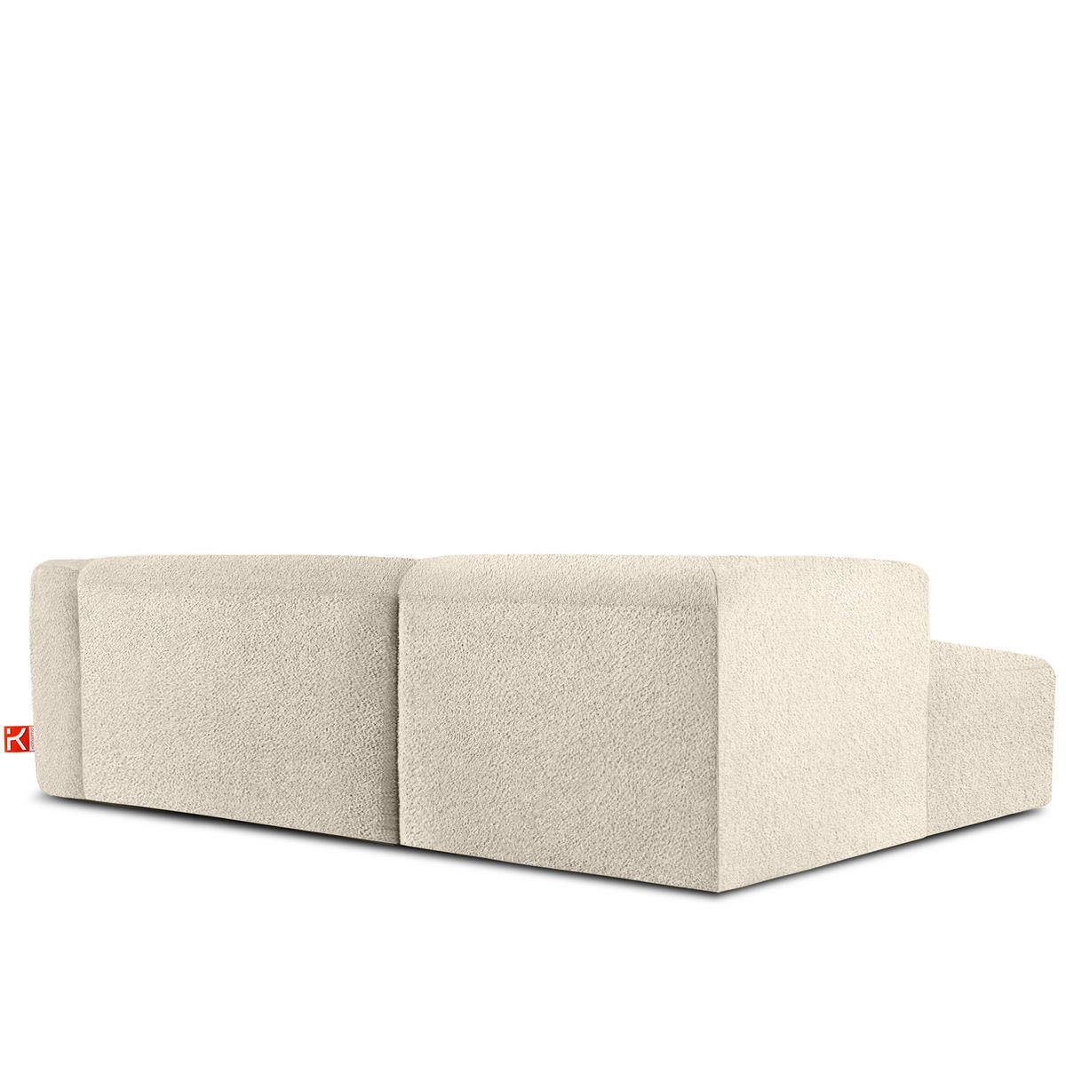 ECKSOFA LINKS BUFFO, Hellbeige - Beige, Holz/Holzwerkstoff (225/176cm) - KONSIMO®