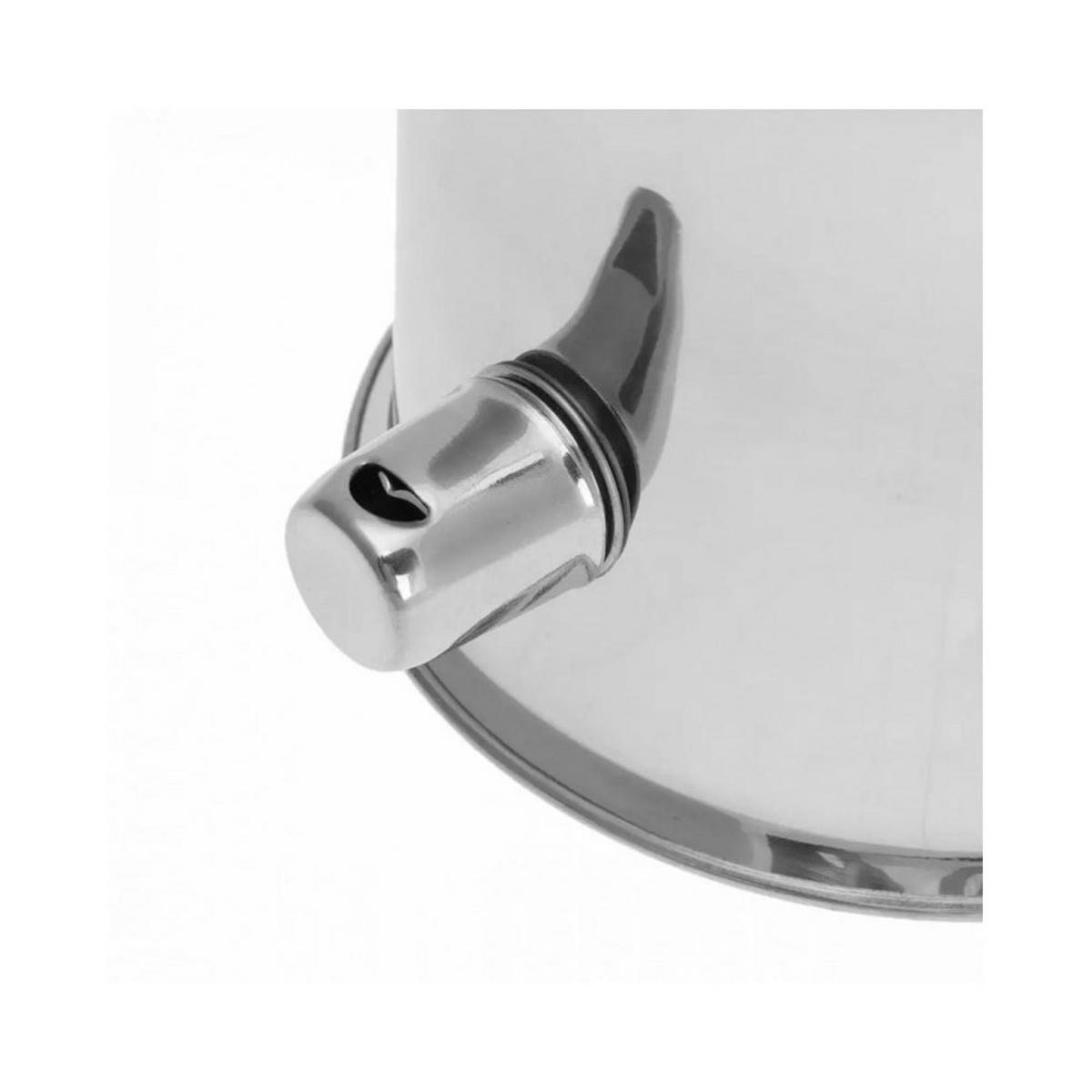 TOPF Silber 13.5/13.5/12 cm KH3110 - Silberfarben, Metall (13.5cm) - Kinghoff 