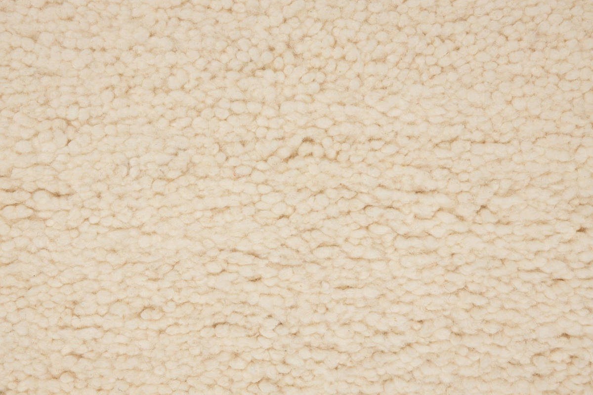 BERBERTEPPICH Super Berber 15/15 simple 200x300 cm - Weiß, Textil (200/300cm) - Rug and Roll