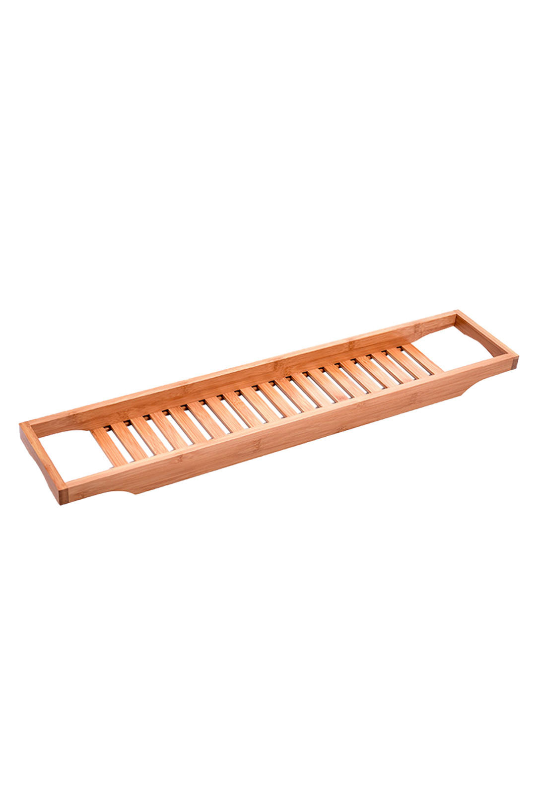 BADEWANNENABLAGE aus Bambus in natürliche Farbe Keine Montage erforderlich Ergonomisches Design 70 x 14,6 x 4,5 cm - Naturfarben, Holz (70/4.6/14.6cm) - Livingandhome