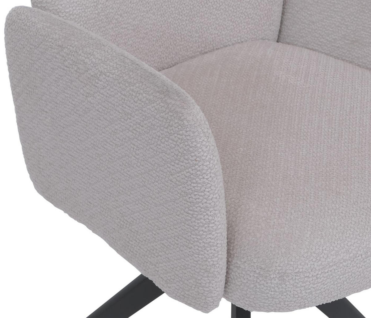 ESSZIMMERSTUHL Hellgrau - Hellgrau, Textil (63/92/58cm) - MCW