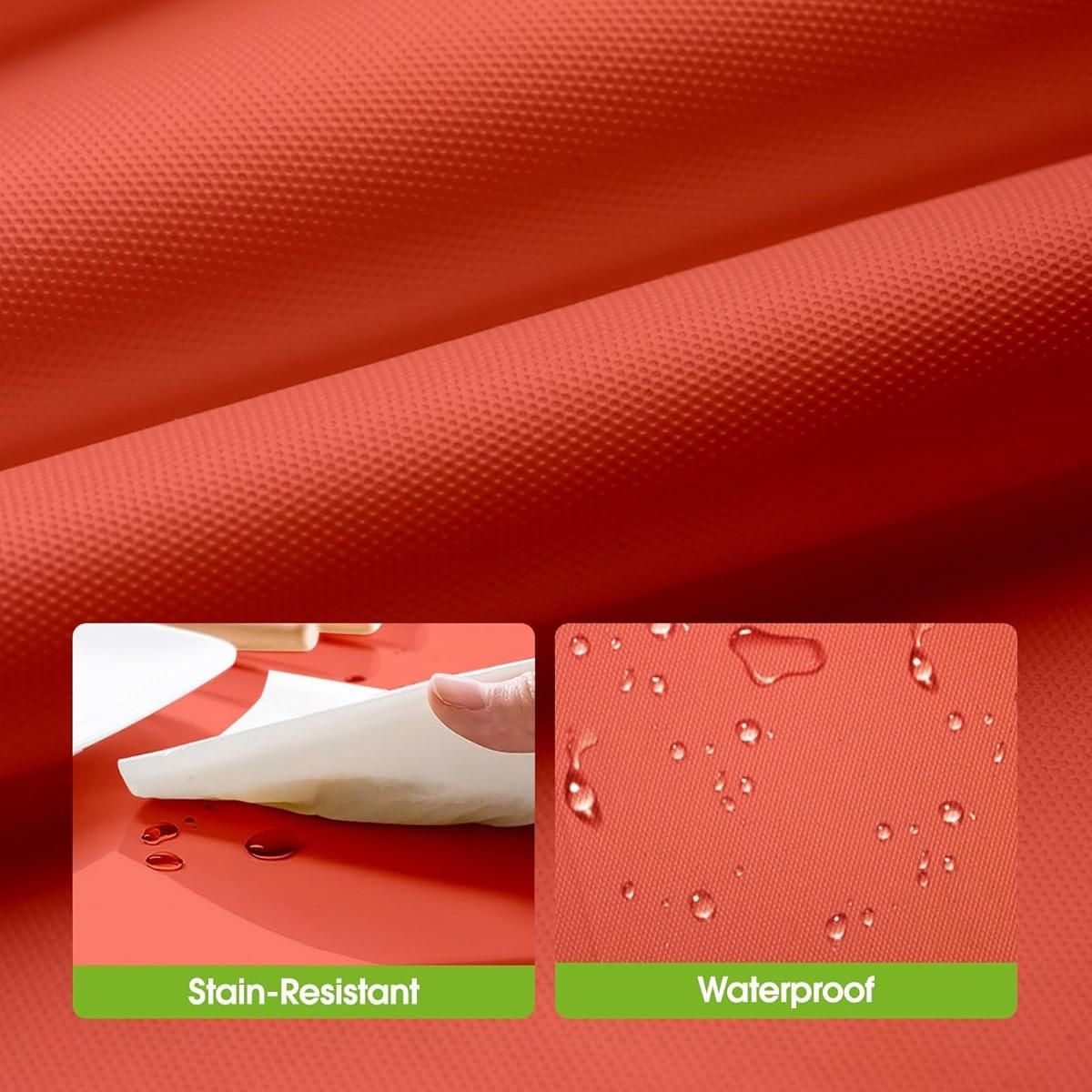 TISCHDECKE 174/137 cm 8 Stück - Rot, Kunststoff (137/274cm) - Authentics