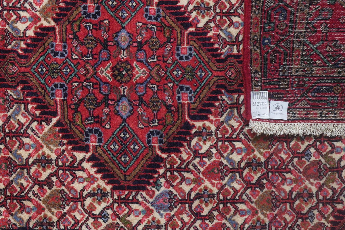 LÄUFER Orient handgeknüpft Assadabad Beige, Rot 301/83 cm Schurwolle - Beige/Rot, Textil (83/301cm) - Looma