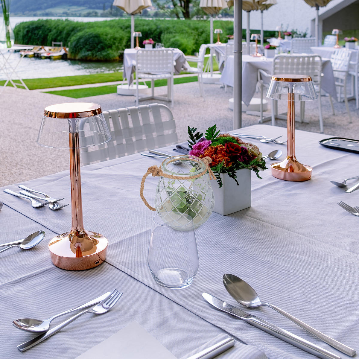 12XWINDLICHT - Transparent, Glas/Textil (8.5/10/8.5cm) - Relaxdays