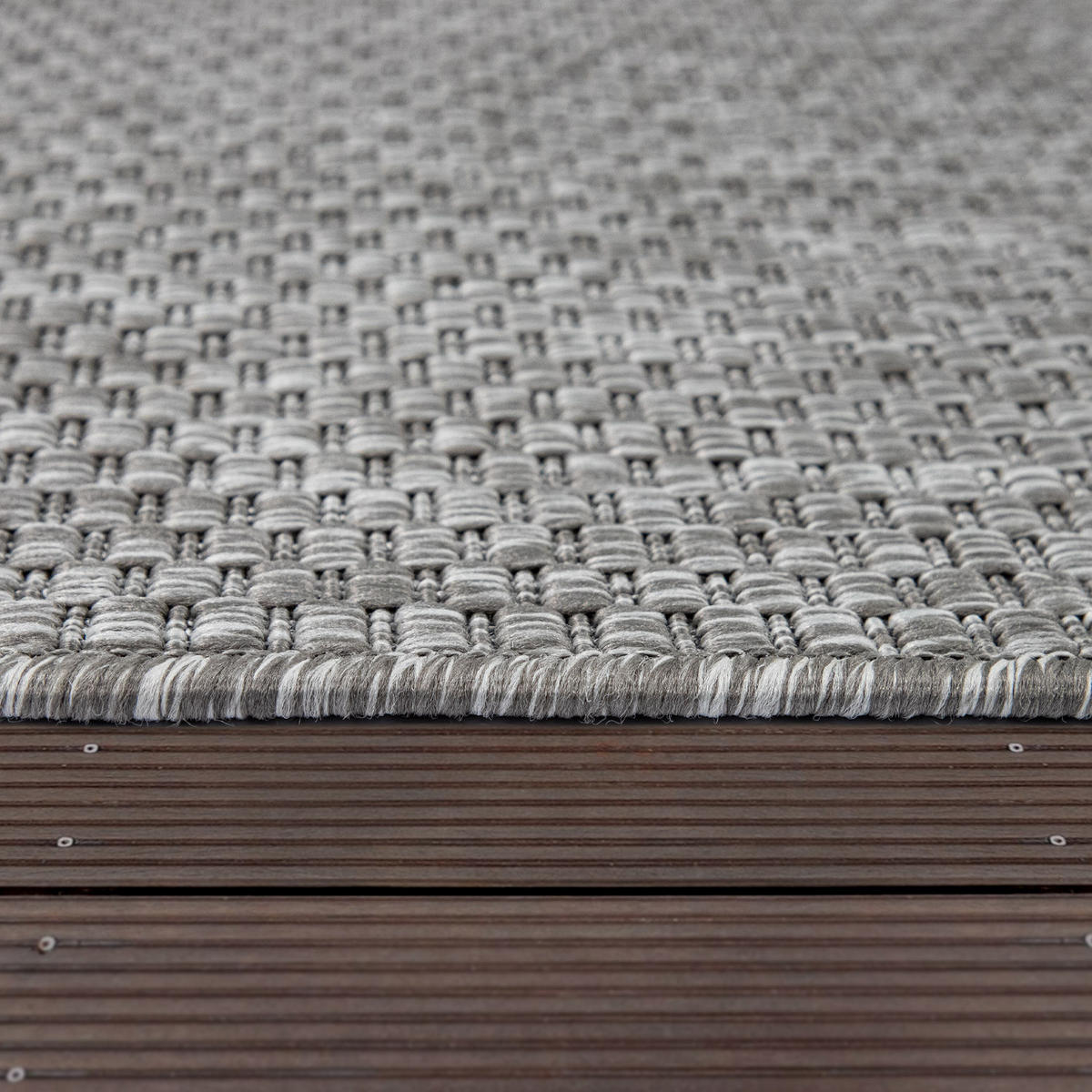 OUTDOORTEPPICH 160/160 cm Venedig 165 - Grau, Textil (160/160cm) - Paco Home