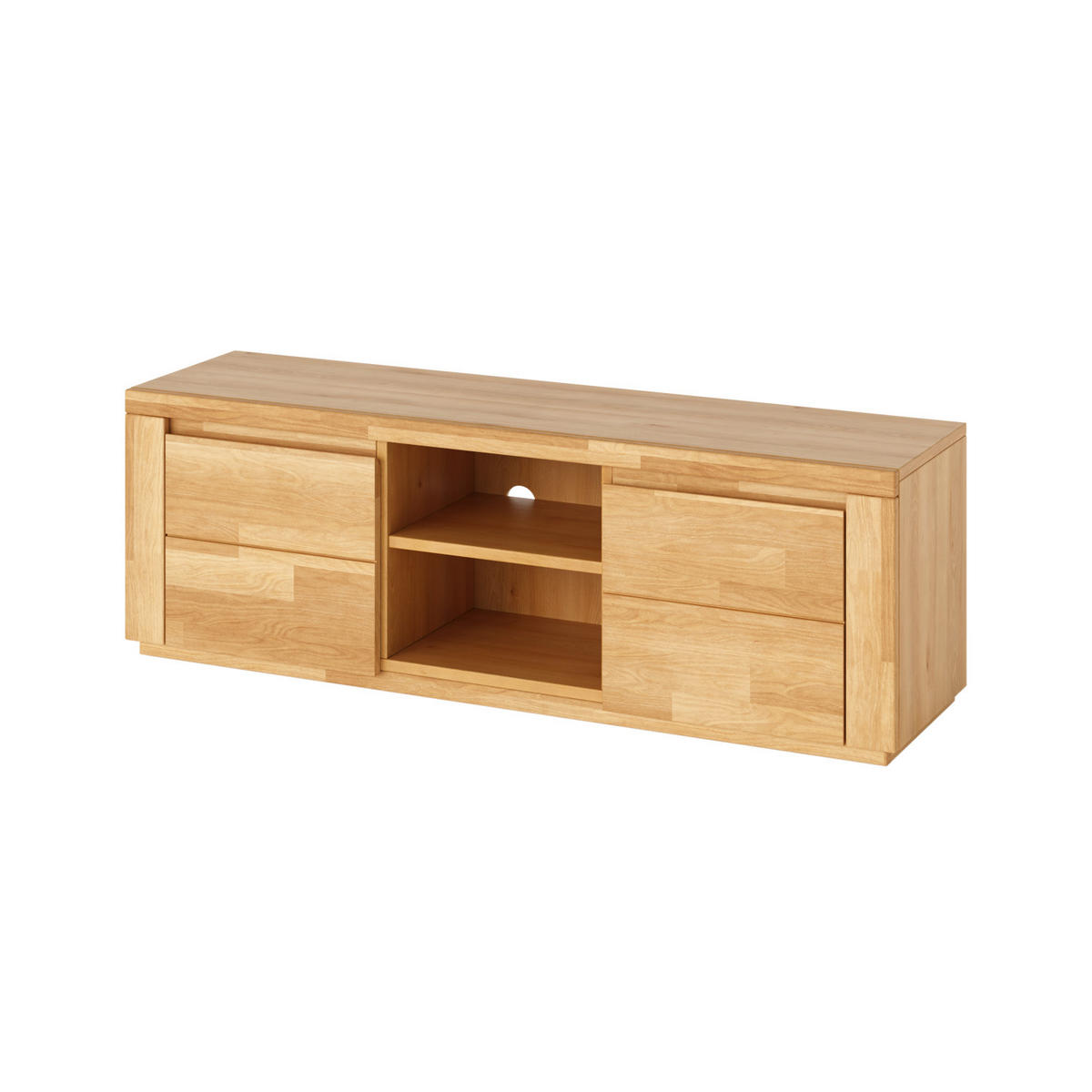 LOWBOARD Viborg - Buchefarben, Holz (37/47/140cm) - kiki design