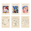 POSTER Set Mit 6 Illustrationen Von Pablo Picasso Skizzen A3 Rahmenlos - Klar, Papier (29/3cm) - Nacnic