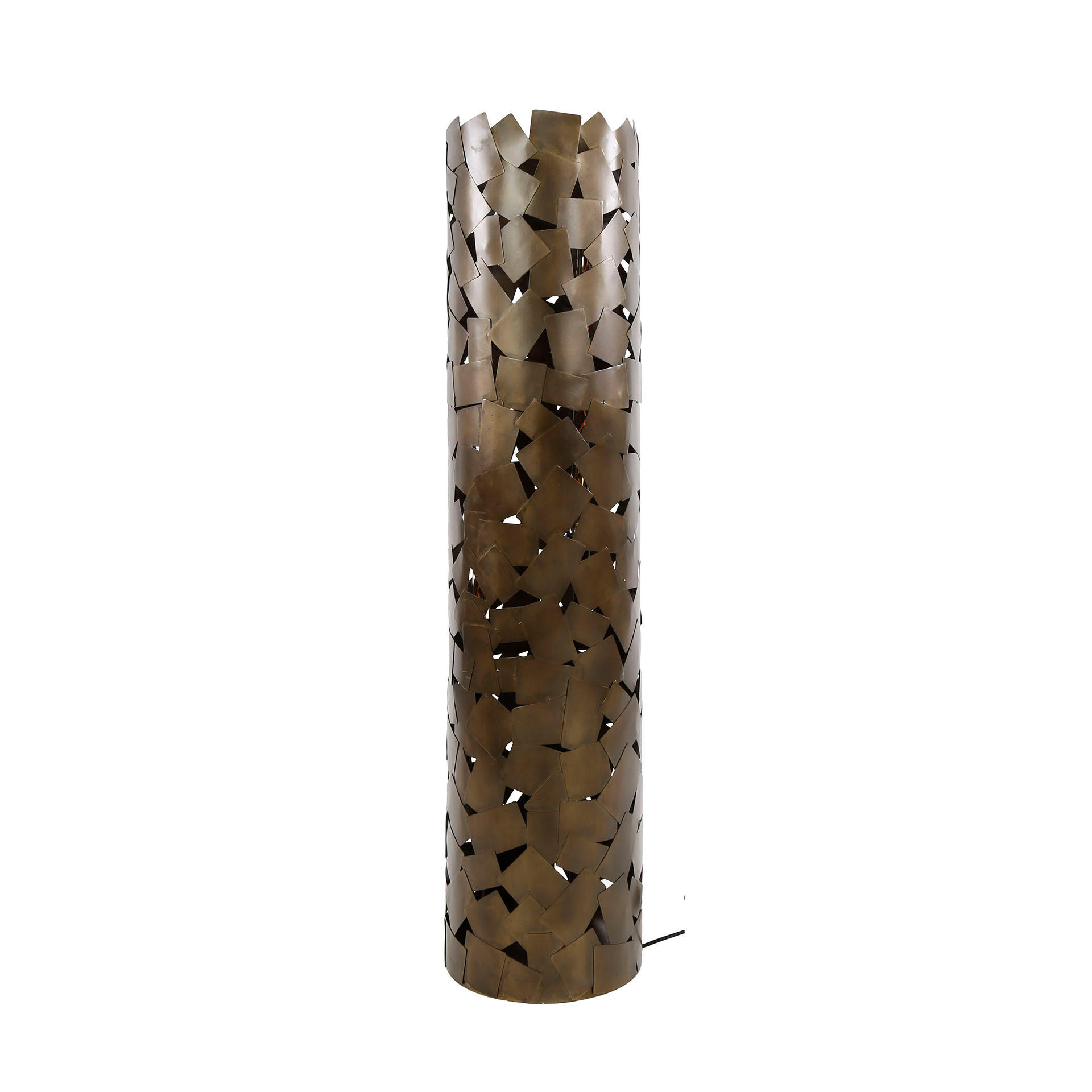 STEHLEUCHTE Patch Bronze 30/30/ 135 cm - Bronzefarben, Metall (30/30/135cm) - Hoyz Collection