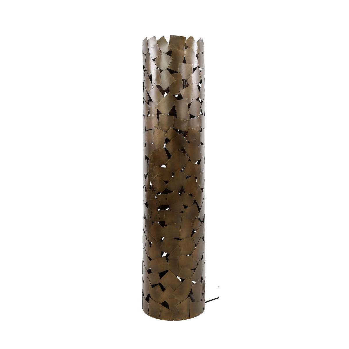STEHLEUCHTE Patch Bronze 30/30/ 135 cm - Bronzefarben, Metall (30/30/135cm) - Hoyz Collection