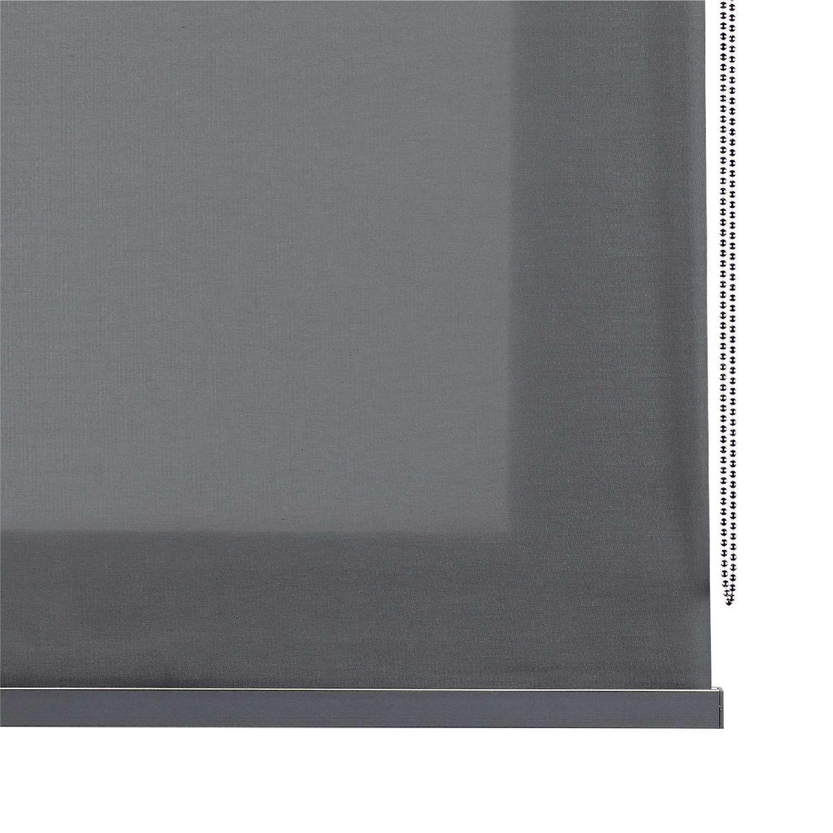ROLLO| Grau, 200 cm x 250 cm - Dunkelgrau, Kunststoff (200/250cm) - STORESDECO