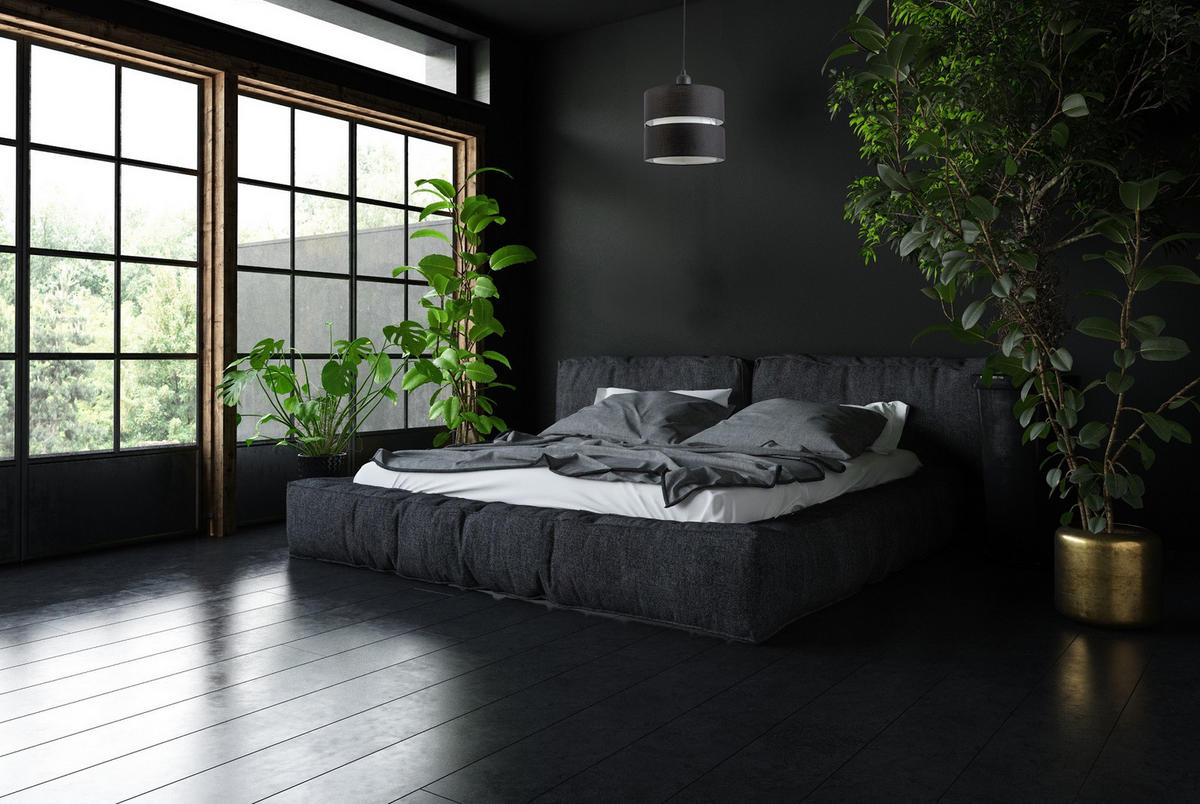 LAMPENSCHIRM Schwarz 26cm - Schwarz, Textil (26/26/22cm) - CGC Europe