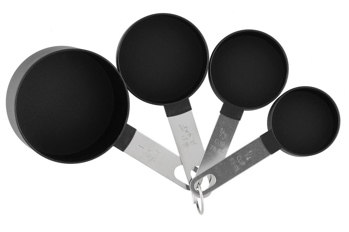 MESSBECHER 8-teilig - Schwarz, Kunststoff (250L)