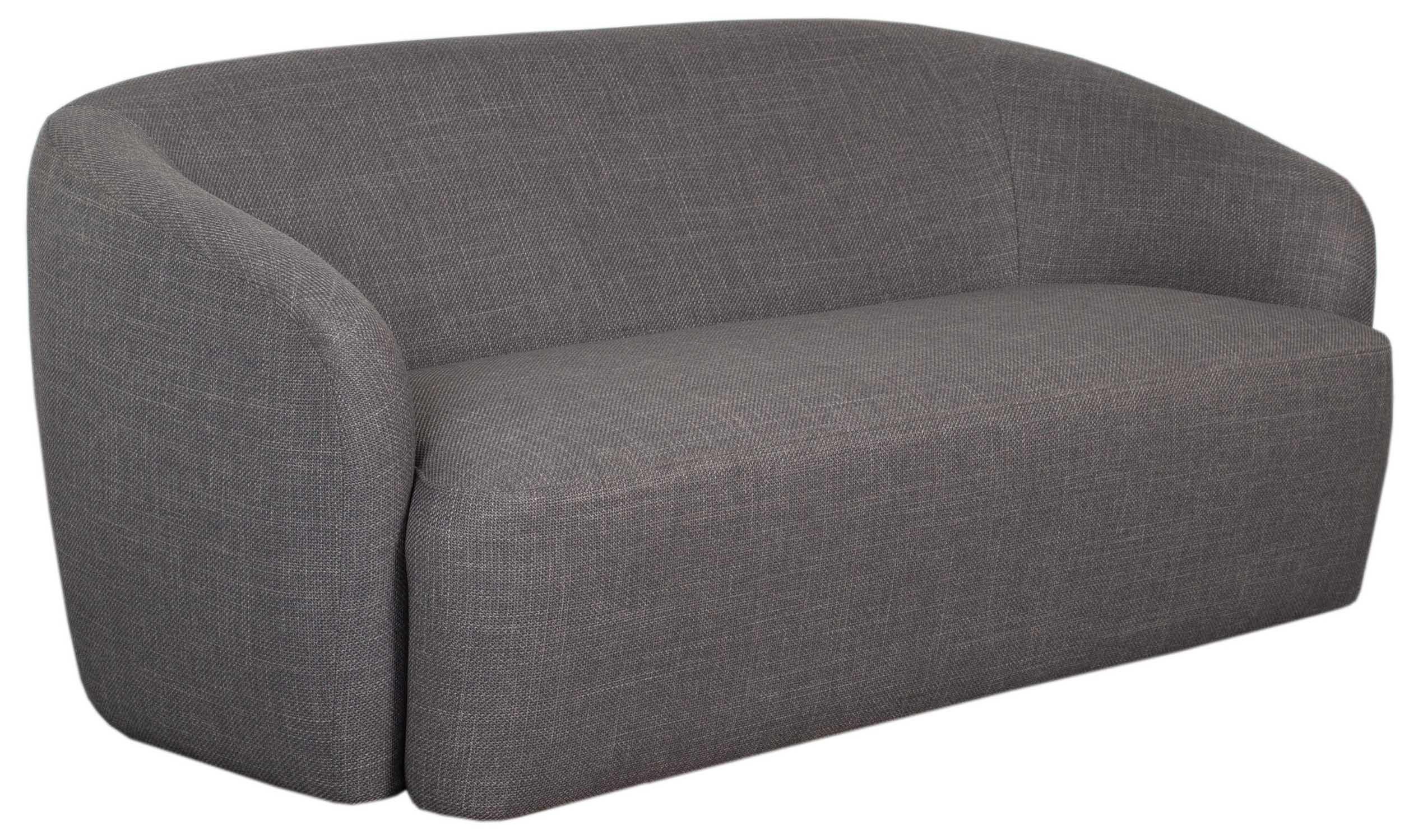SOFA Loconia 2,5-Sitzer 170/76/89 cm - Beige/Grau, Textil/Metall (170/76/89cm) - Mr. Deko
