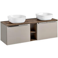 WASCHTISCH Puebla-56 - Beige, Holzwerkstoff (140/64/46cm) - Lomado