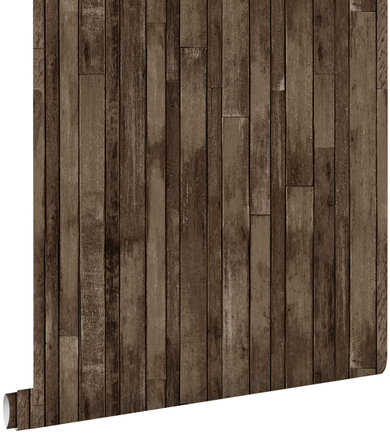 TAPETE Holz-Optik 53 cm x 10.05 m - Braun, Papier (53/1000cm) - ESTAhome