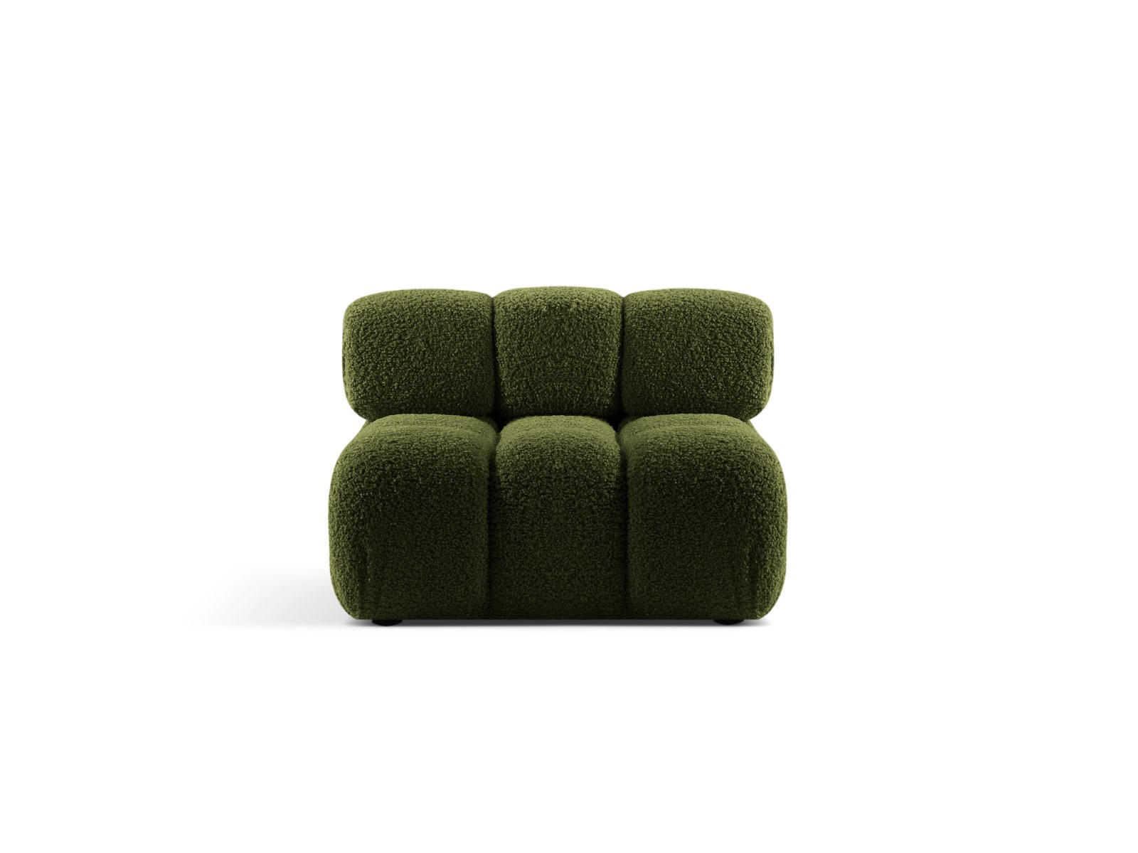 MODUL Bellis aus Boucle grün - Grün, Textil (94/70/94cm) - Micadoni