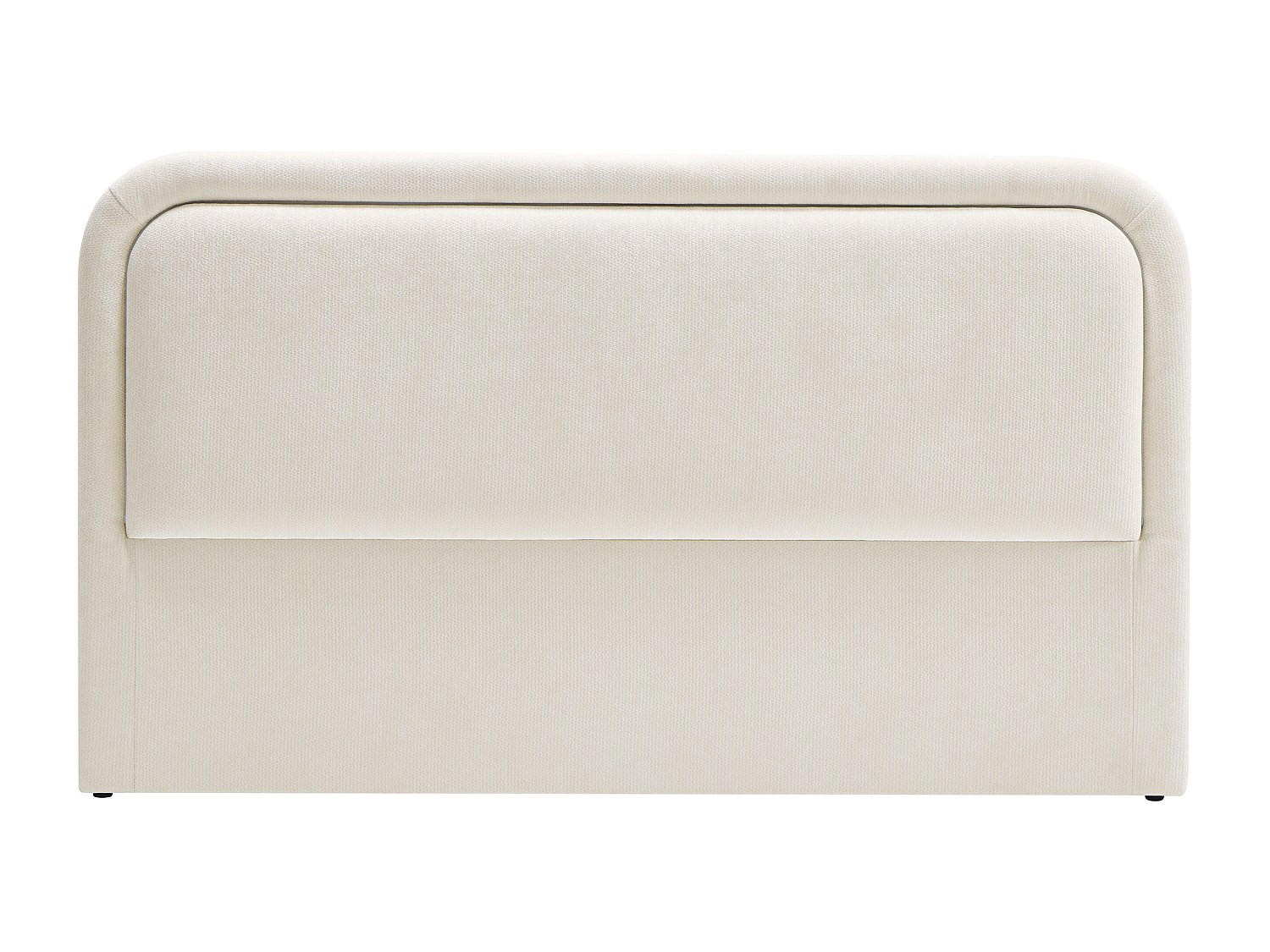 BETTKOPFTEIL - 2 Personen - stoff - beige Irsita - Beige, Textil (190/8/110cm) - Vente-Unique