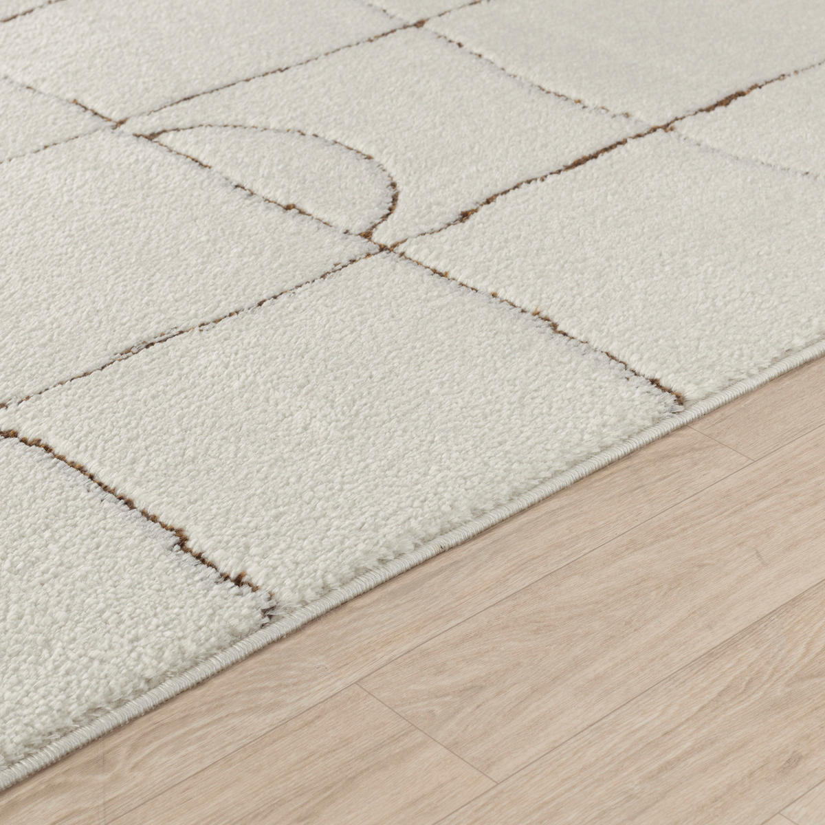 KURZFLORTEPPICH 160/213 cm Weiß - Weiß, Naturmaterialien/Textil (160/213cm) - LIVABLISS