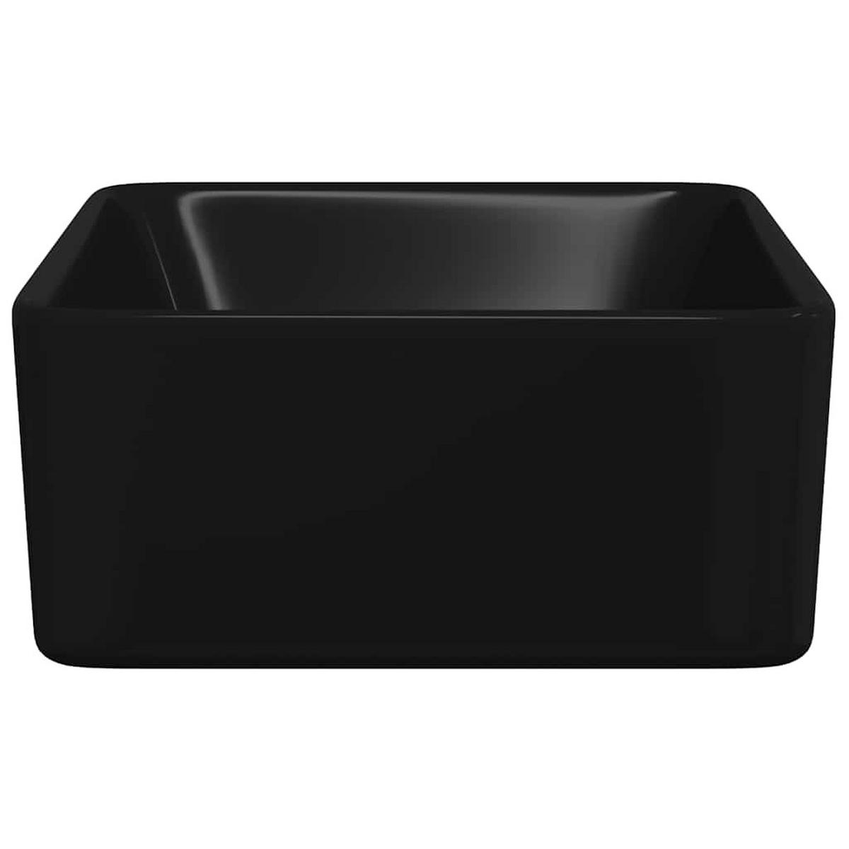 WASCHBECKEN Lancaster 40/30/13 cm - Schwarz, Keramik (40/13/30cm) - Nettlife