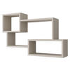 WANDREGAL Trio 005 - Kaschmir, Holzwerkstoff (87/54/18cm) - MIRJAN24