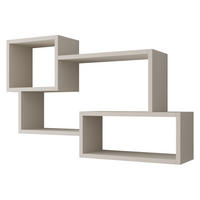 WANDREGAL Trio 005 - Kaschmir, Holzwerkstoff (87/54/18cm) - MIRJAN24