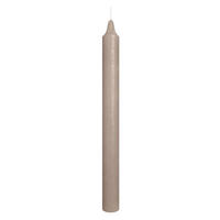 MARBLE Leuchterkerzen durchgefärbt Schlamm 250 x 22 mm, 20er Set - Schlammfarben, Paraffin (2.2/25/25cm) - Wiedemann Kerzen