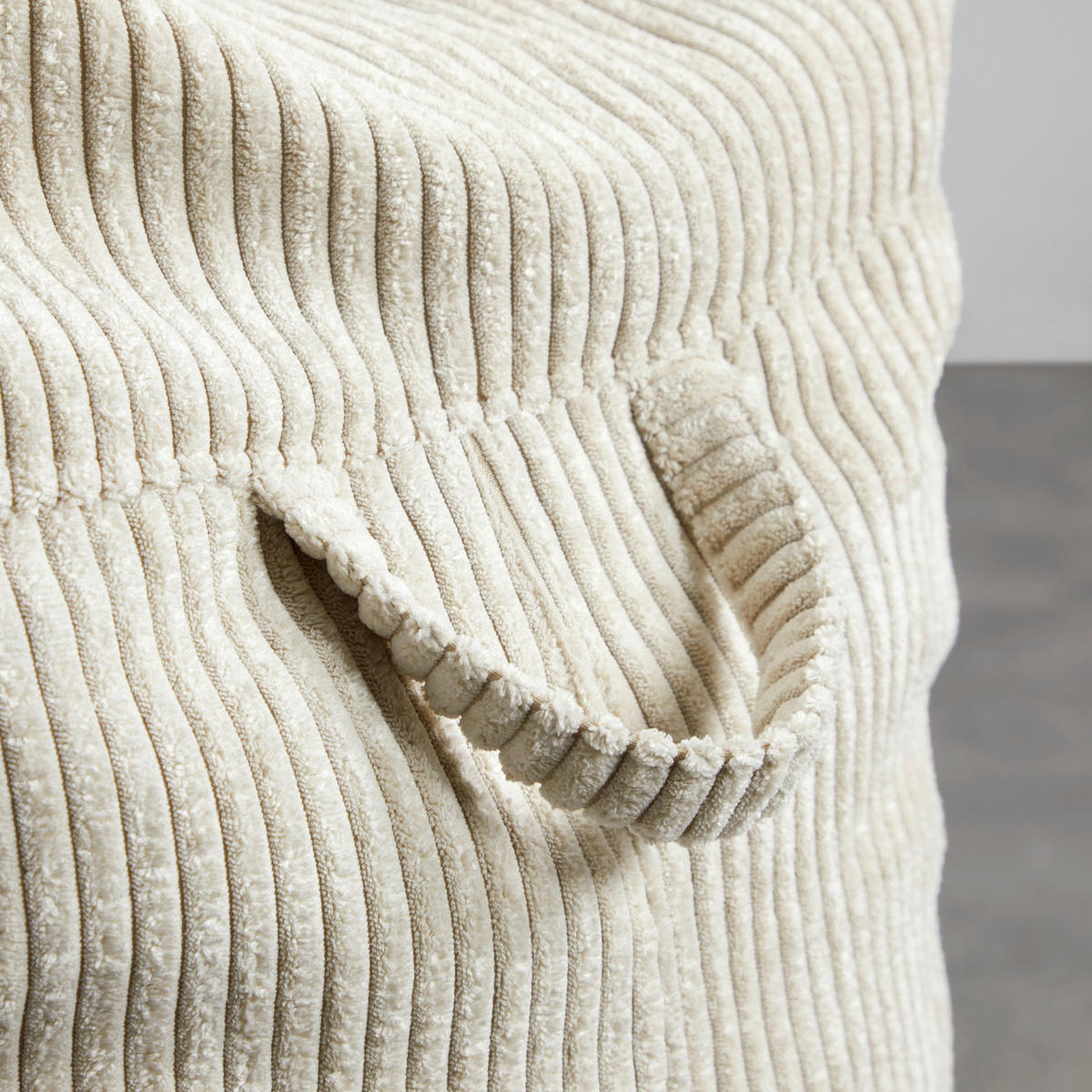 SITZSACK Cortona Cord in Beige - Beige, Textil (85/100/85cm) - Mömax