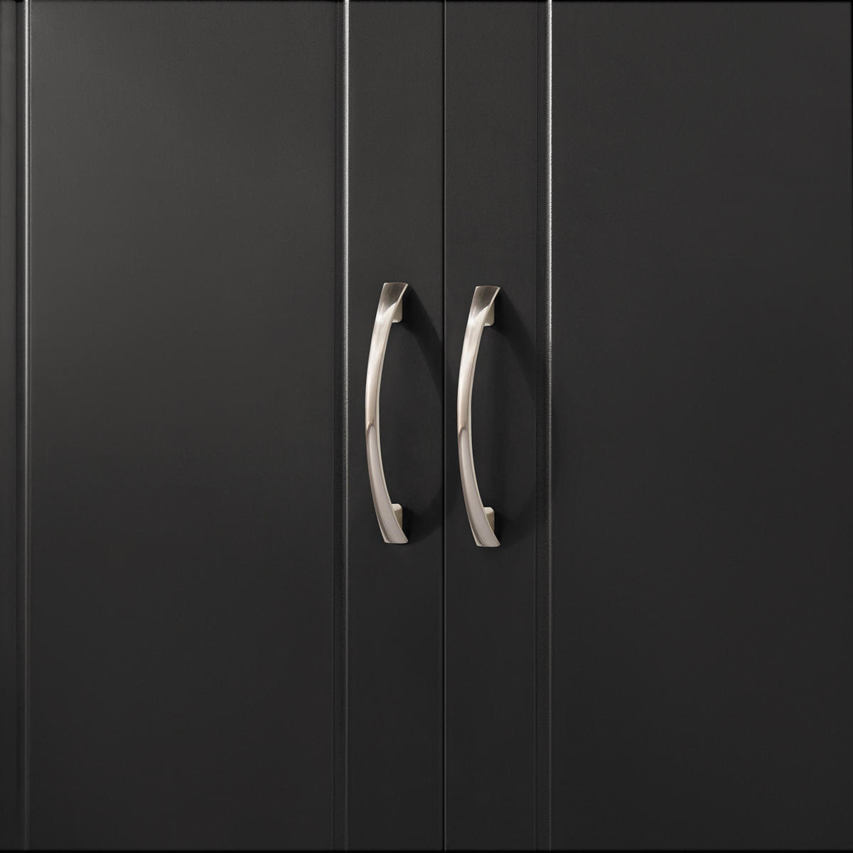 HÄNGESCHRANK Schwarz - Schwarz, Holzwerkstoff (90/60/30cm) - SoBuy