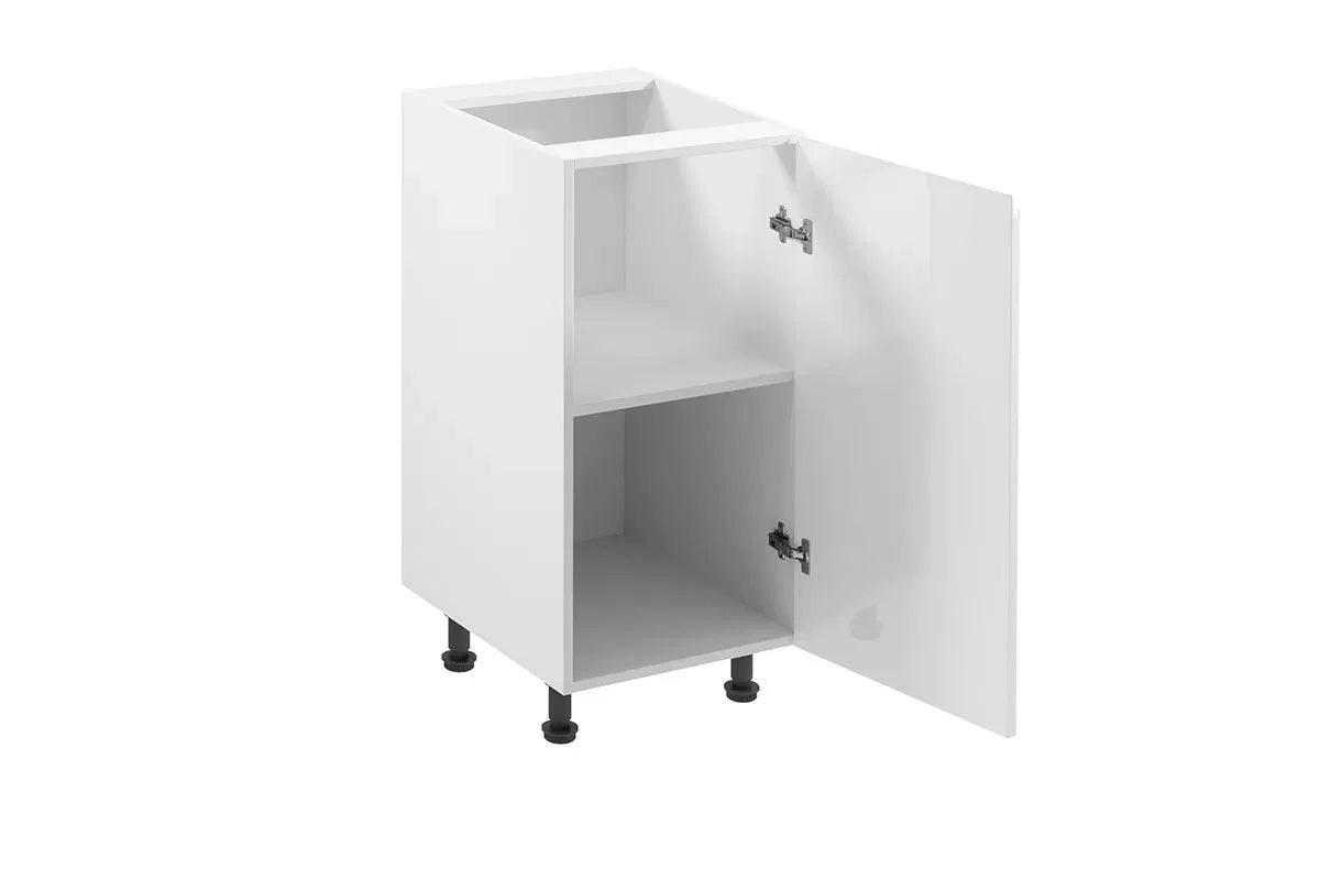 UNTERSCHRANK – 40 cm – D40 – Velmora – Weiß Hochglanz - Weiß Hochglanz, Holzwerkstoff (40/82/47cm) - ROYAL24_MARKT