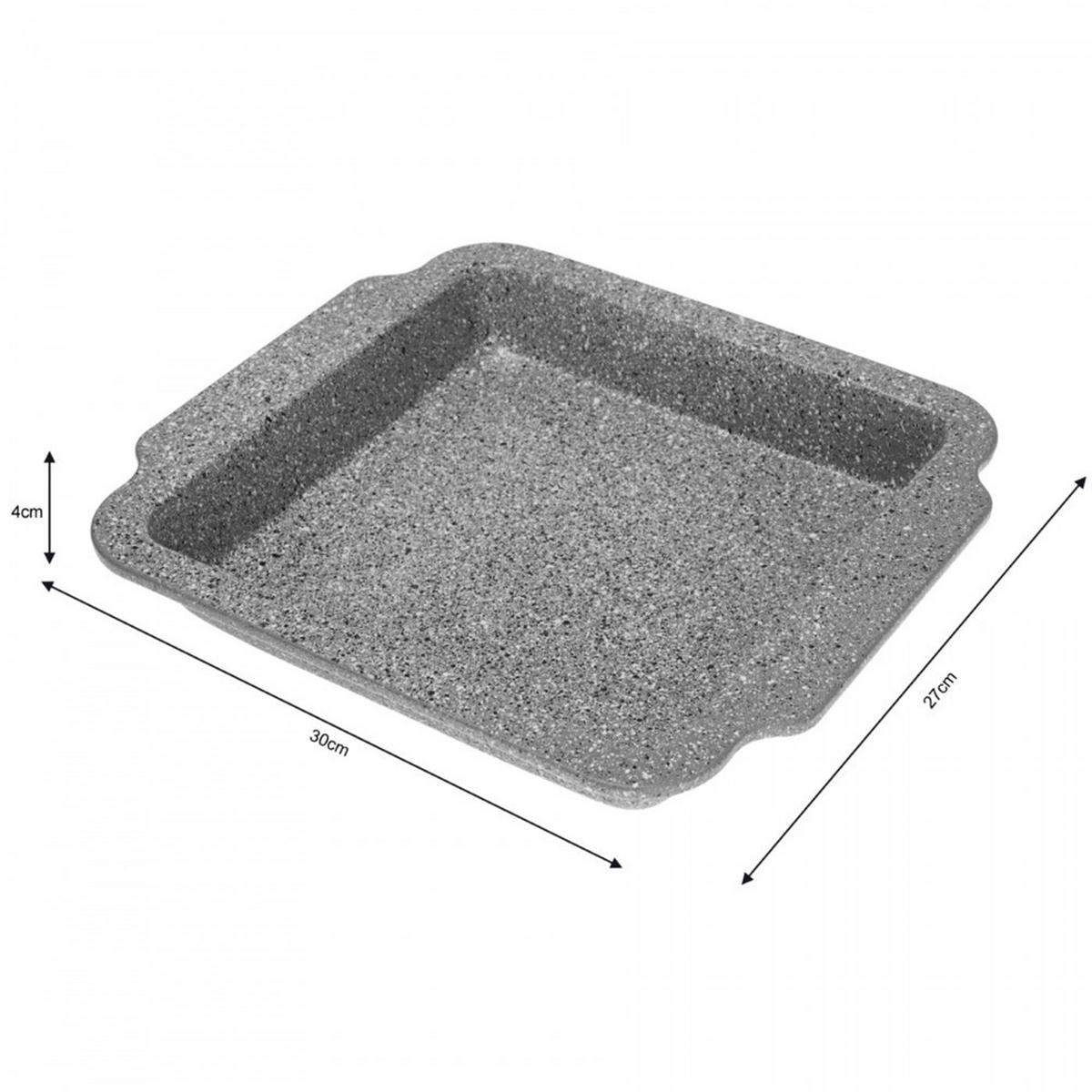 BACKFORM Grau 30.3/26.7/4.2 cm KB7380 - Grau, Metall (26.7/4.2/30.3cm) - Klausberg 