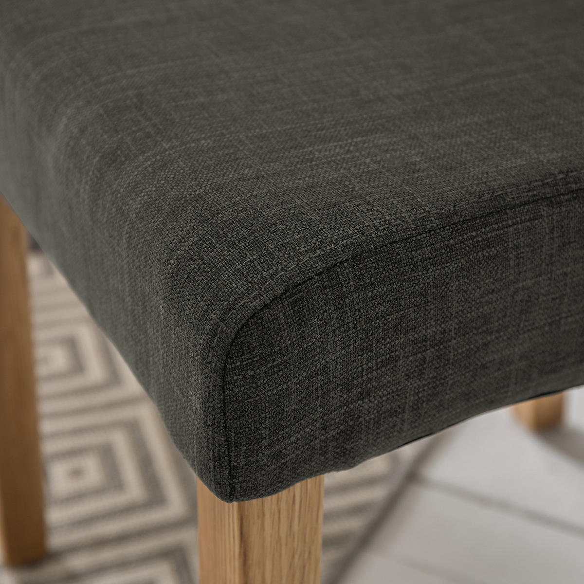 POLSTERSTUHL - 2er-Set - Walnussfarben, Textil (45/95/60cm) - home24