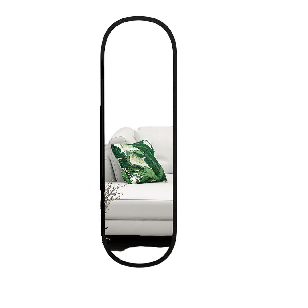 SPIEGEL Magnum 120x40cm Schwarz - Schwarz, Glas (120/40/3.5cm) - moebel17