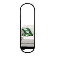SPIEGEL Magnum 120x40cm Schwarz - Schwarz, Glas (120/40/3.5cm) - moebel17