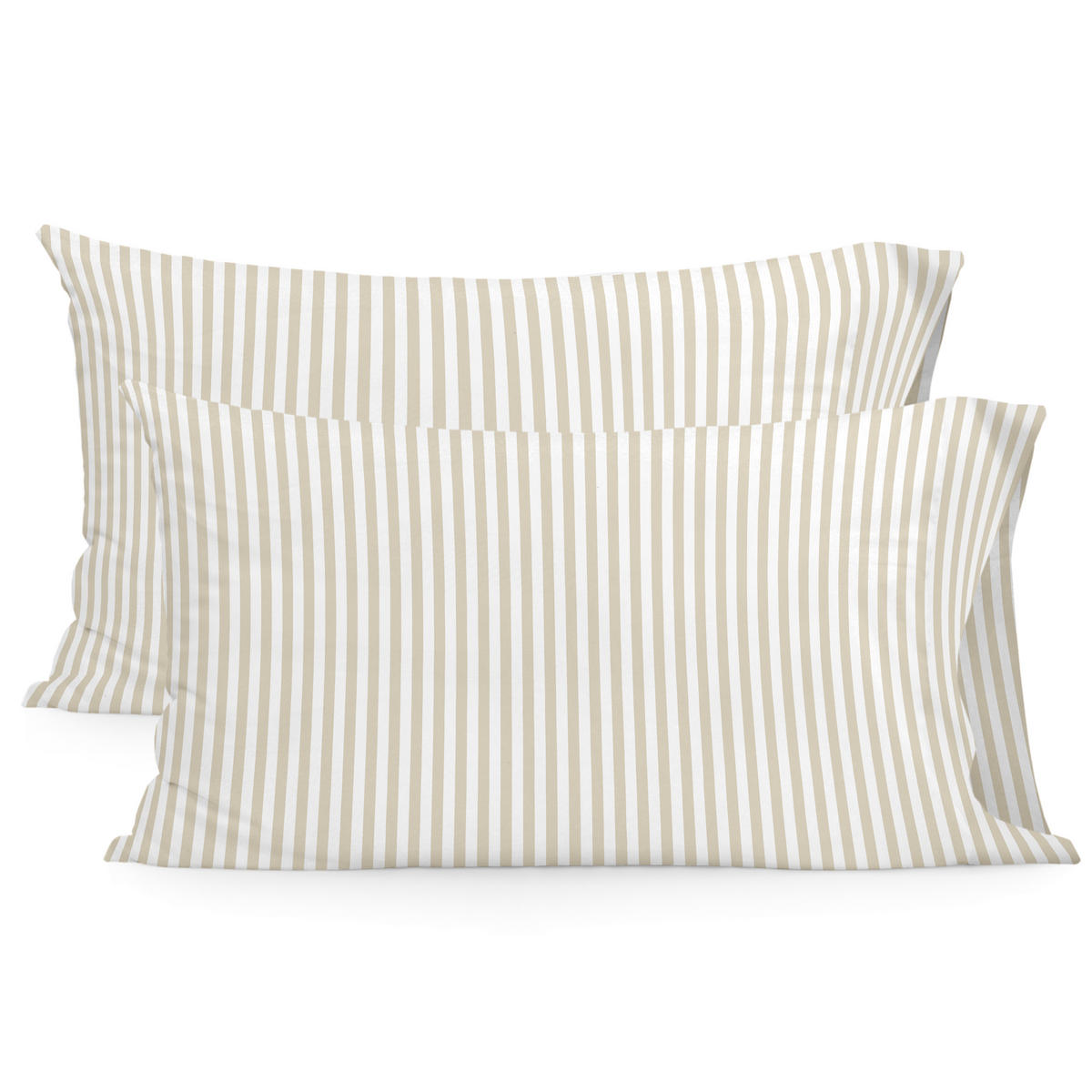 KISSENBEZUG layering 50x75 cm (x2) beige - Beige, Textil (50/75cm) - Happy Friday