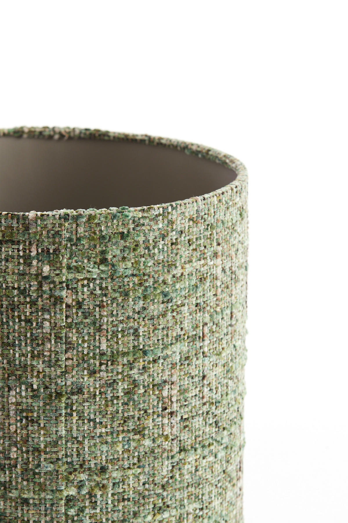 LAMPENSCHIRM Osire Grün 30/30/32 cm - Grün, Textil (30/30/32cm) - Light & Living